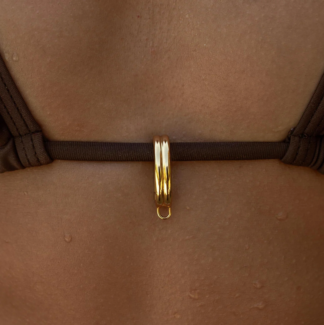Bikini Charm Clasp Solace front view beach accessory