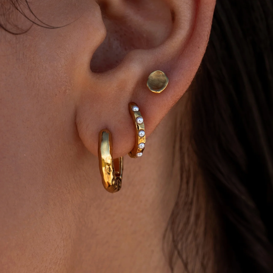 Source Huggies earrings worn lifestyle photo