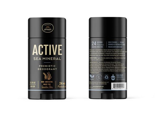 Active Sea Mineral Deodorant - Free Living Co