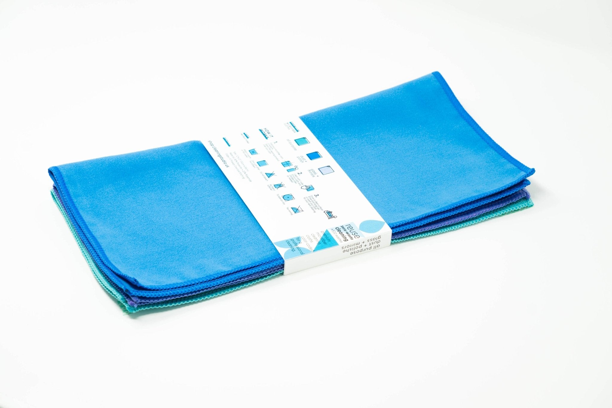 All Purpose Microfiber Cleaning Cloths - Free Living Co