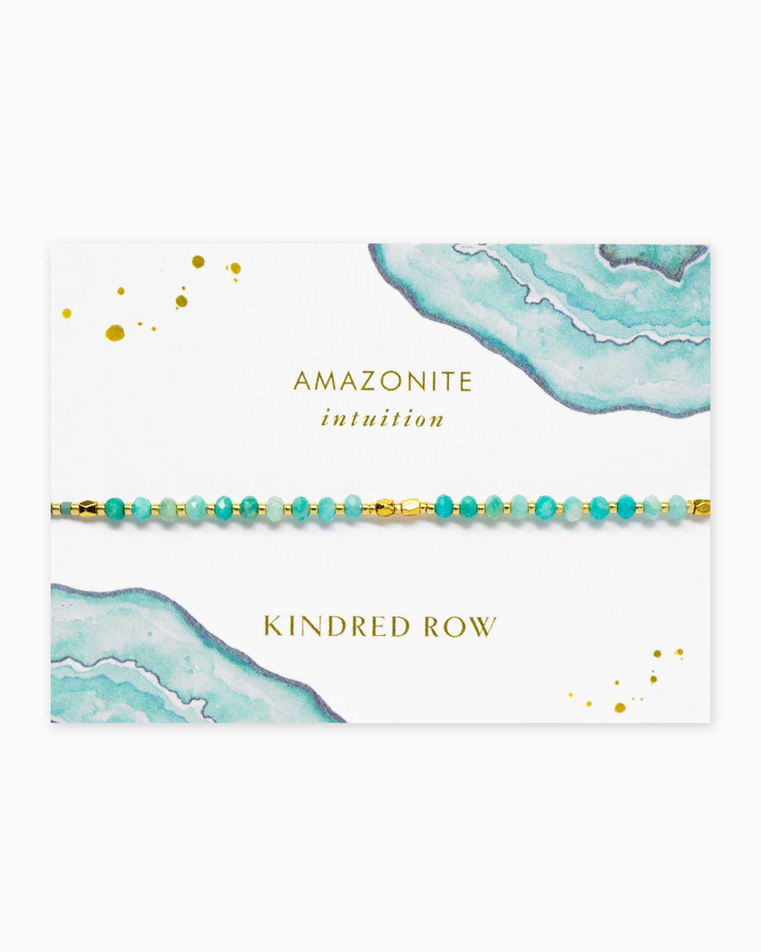 Amazonite Healing Gemstone Stacking Bracelet - Free Living Co