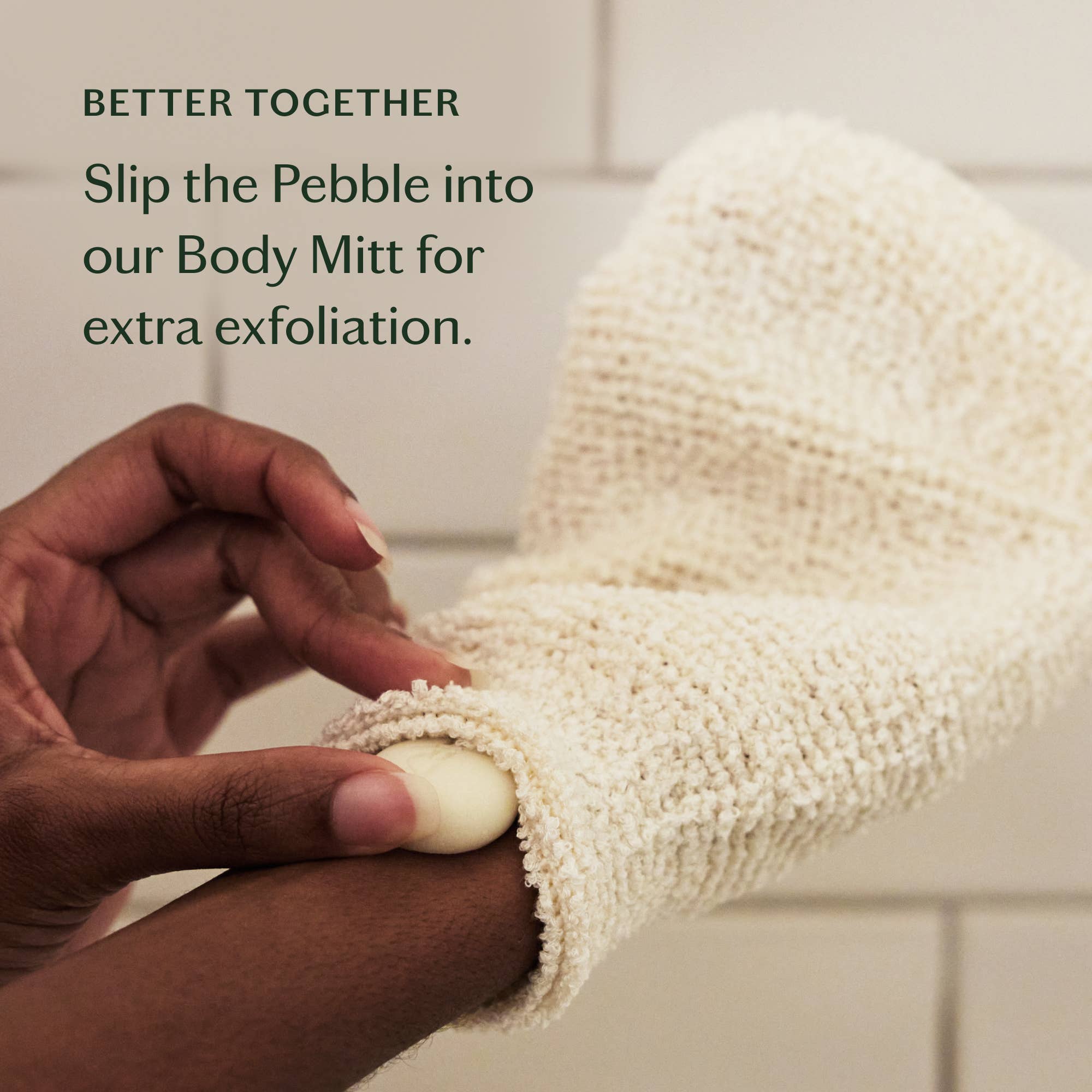 Amber & Vanilla Pebble | Deep Moisturizing Bath & Shower Oil - Free Living Co