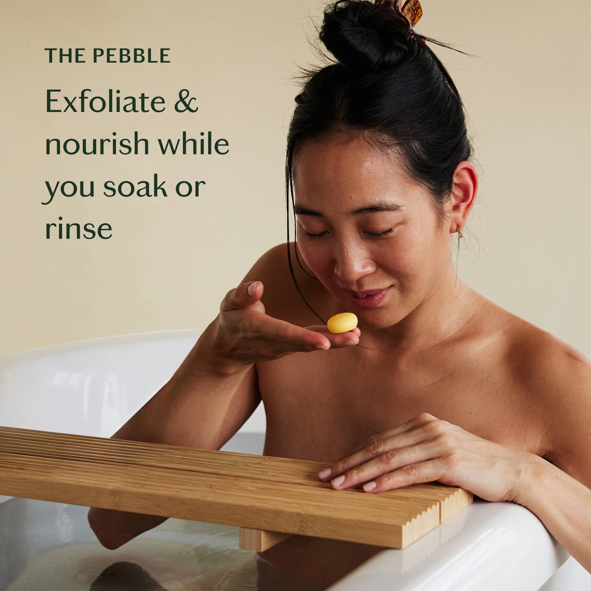 Amber & Vanilla Pebble | Deep Moisturizing Bath & Shower Oil - Free Living Co