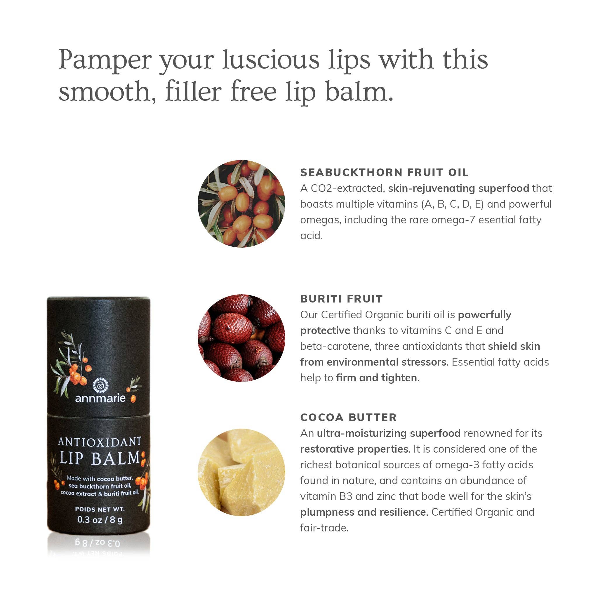 Antioxidant Lip Balm - Free Living Co