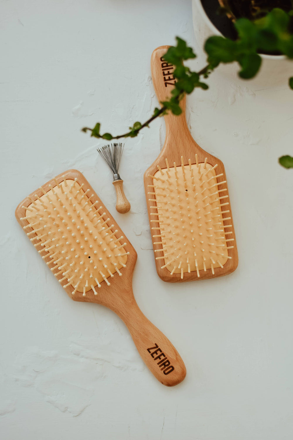 Bamboo Hairbrush - Free Living Co