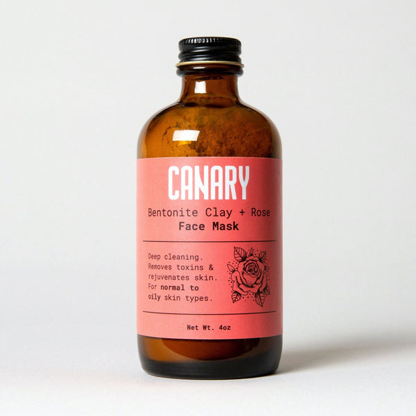 Bentonite Clay + Rose Face Mask - Free Living Co