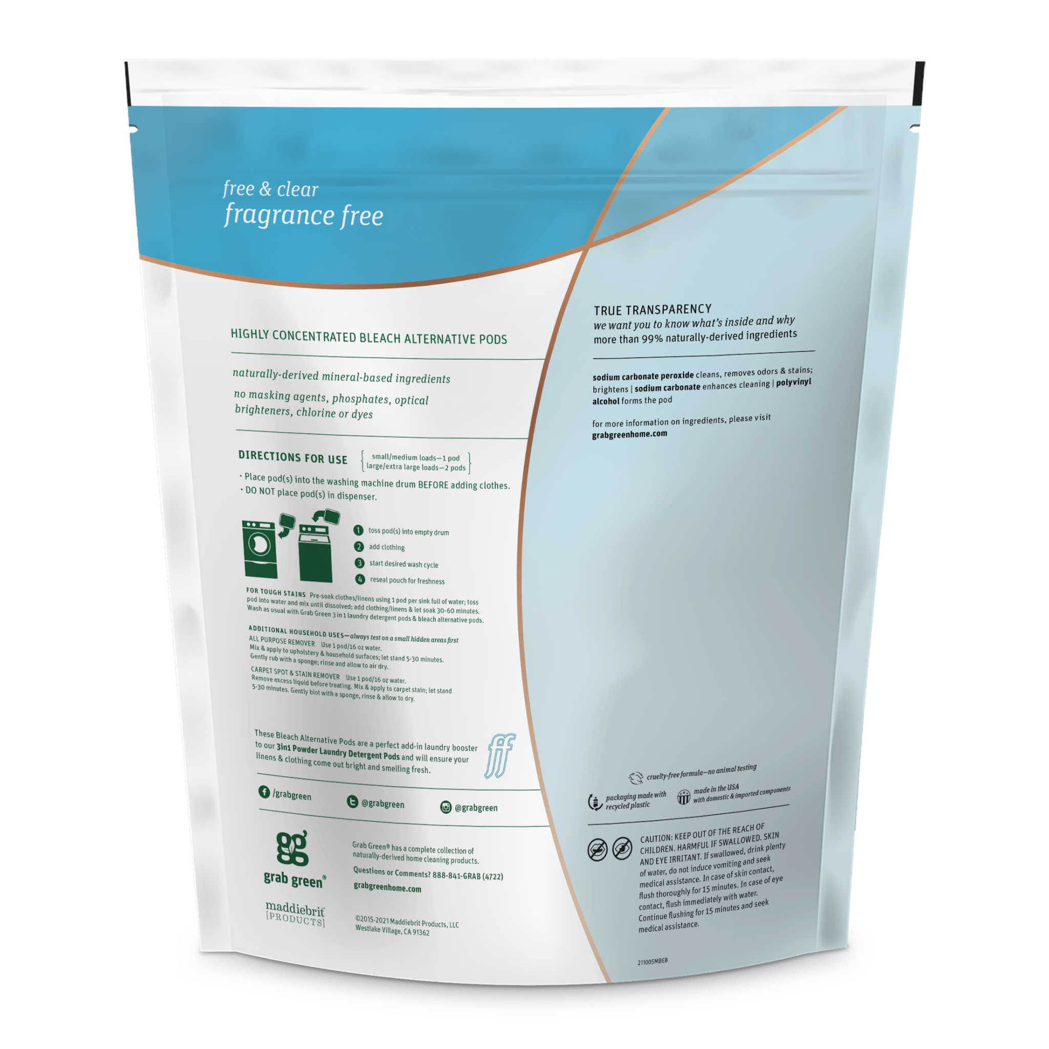 Bleach Alternative Pods - Free Living Co