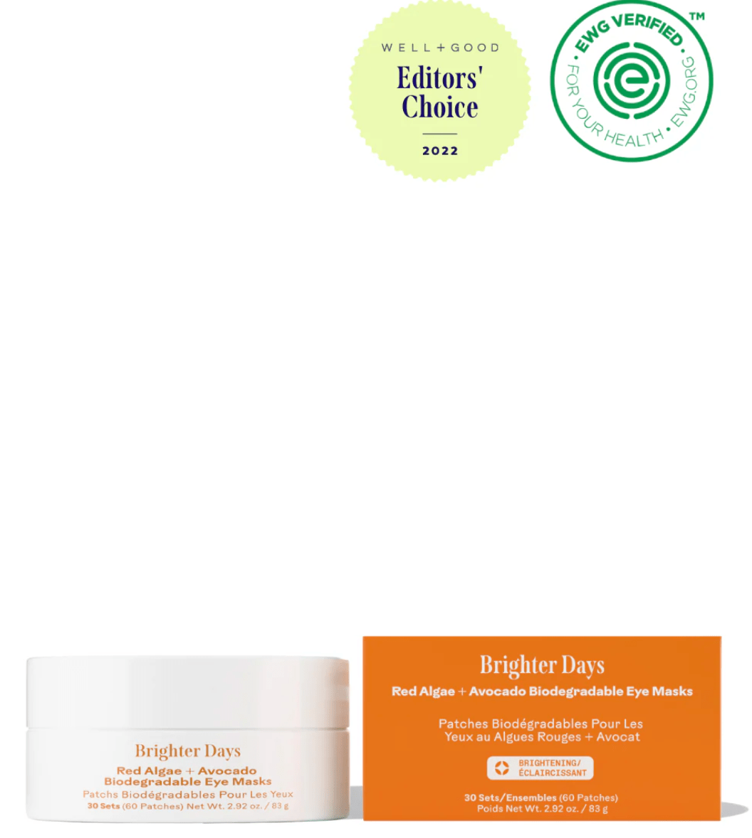 Brighter Days Algae/Avocado Biodegradable Eye Mask