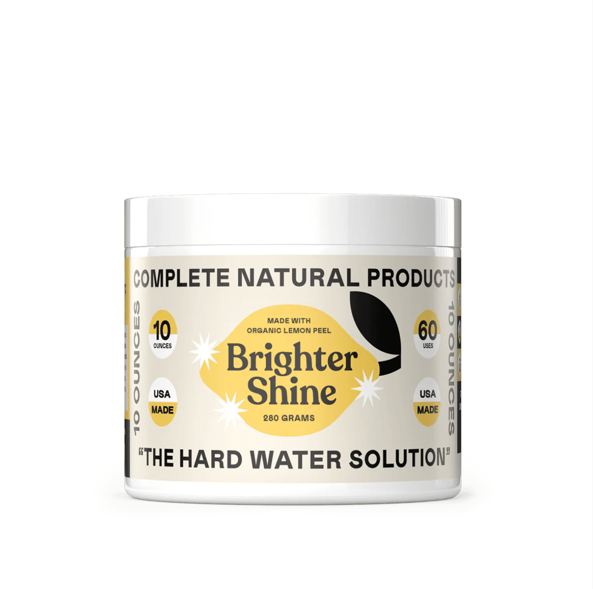 Brighter Shine - Natural Dishwasher Additive & Hard Water Cleaner - Free Living Co