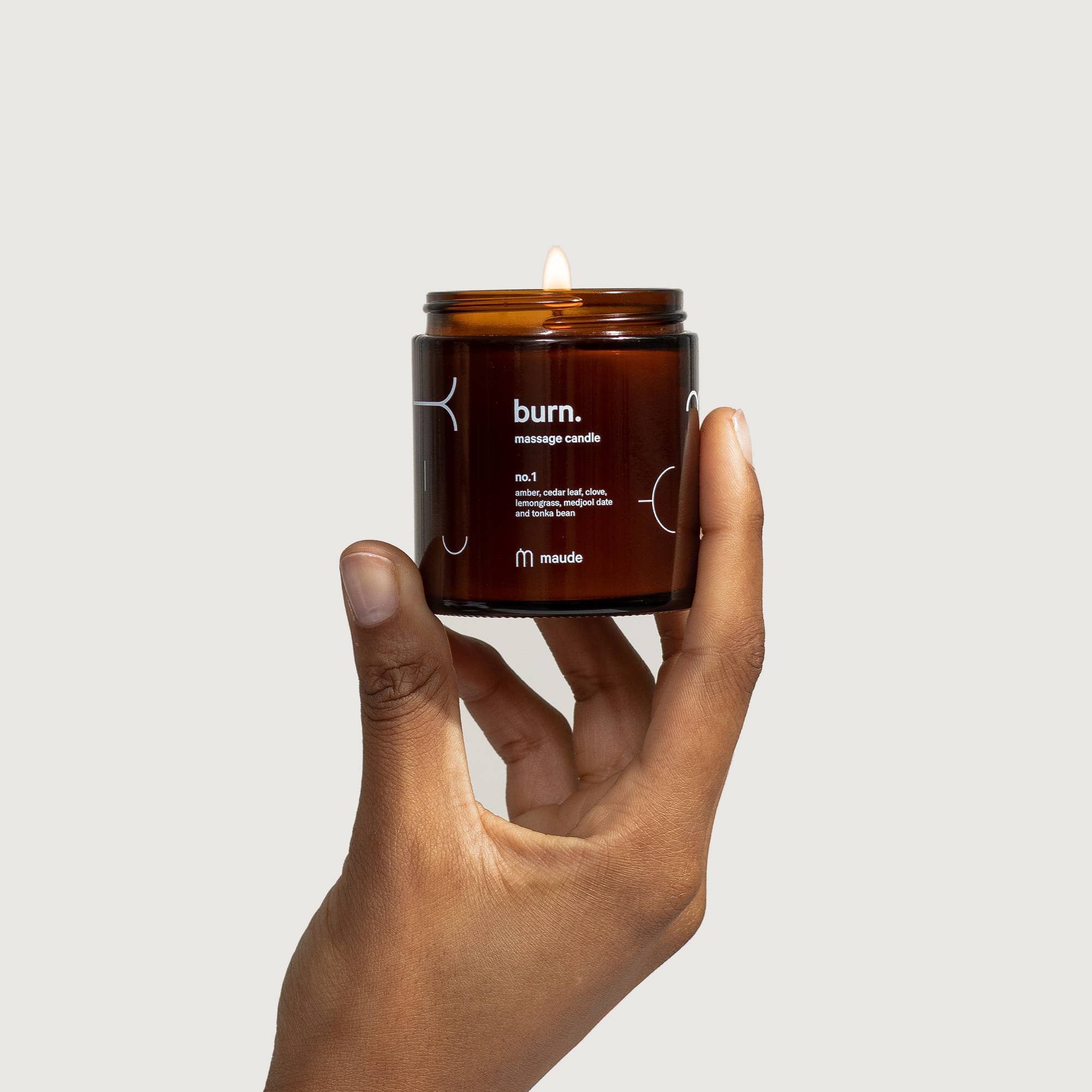 Burn no. 1 - skin-softening massage candle - Free Living Co