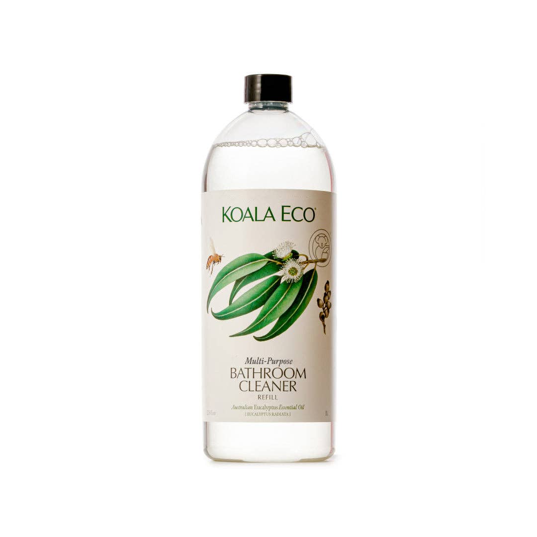 Multi-Purpose Bathroom Cleaner Refill bottle front view natural plant-based formula