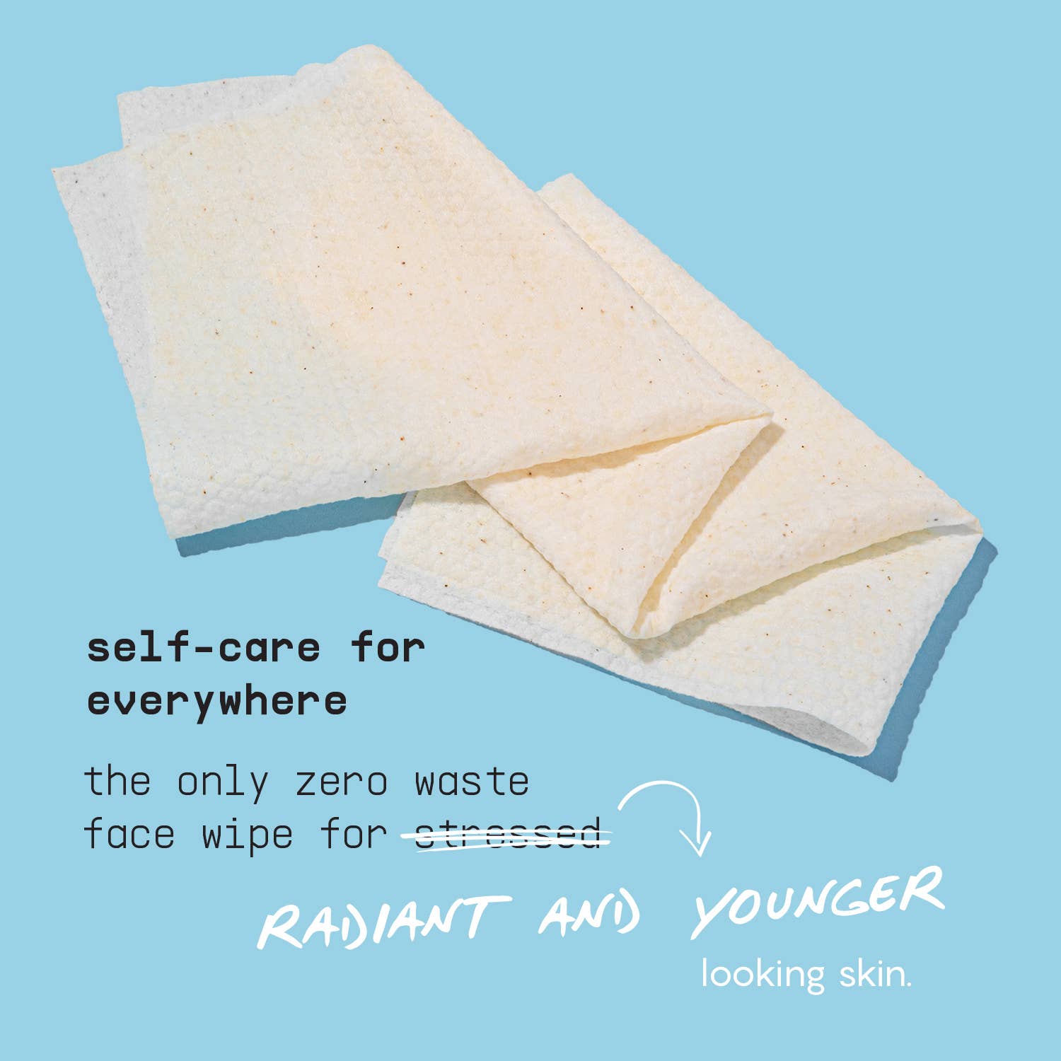 Calm Face Wipes with Retinol, Squalane & Coffee - Free Living Co