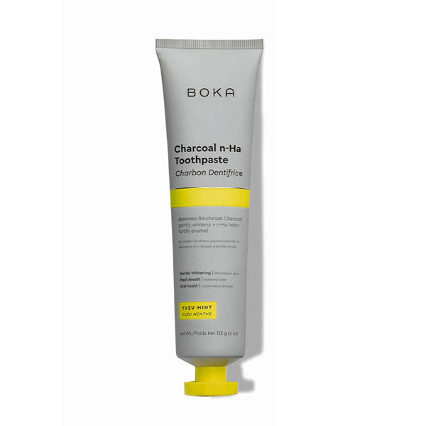 Charcoal Yuzu Mint Whitening n-Ha Toothpaste - Free Living Co