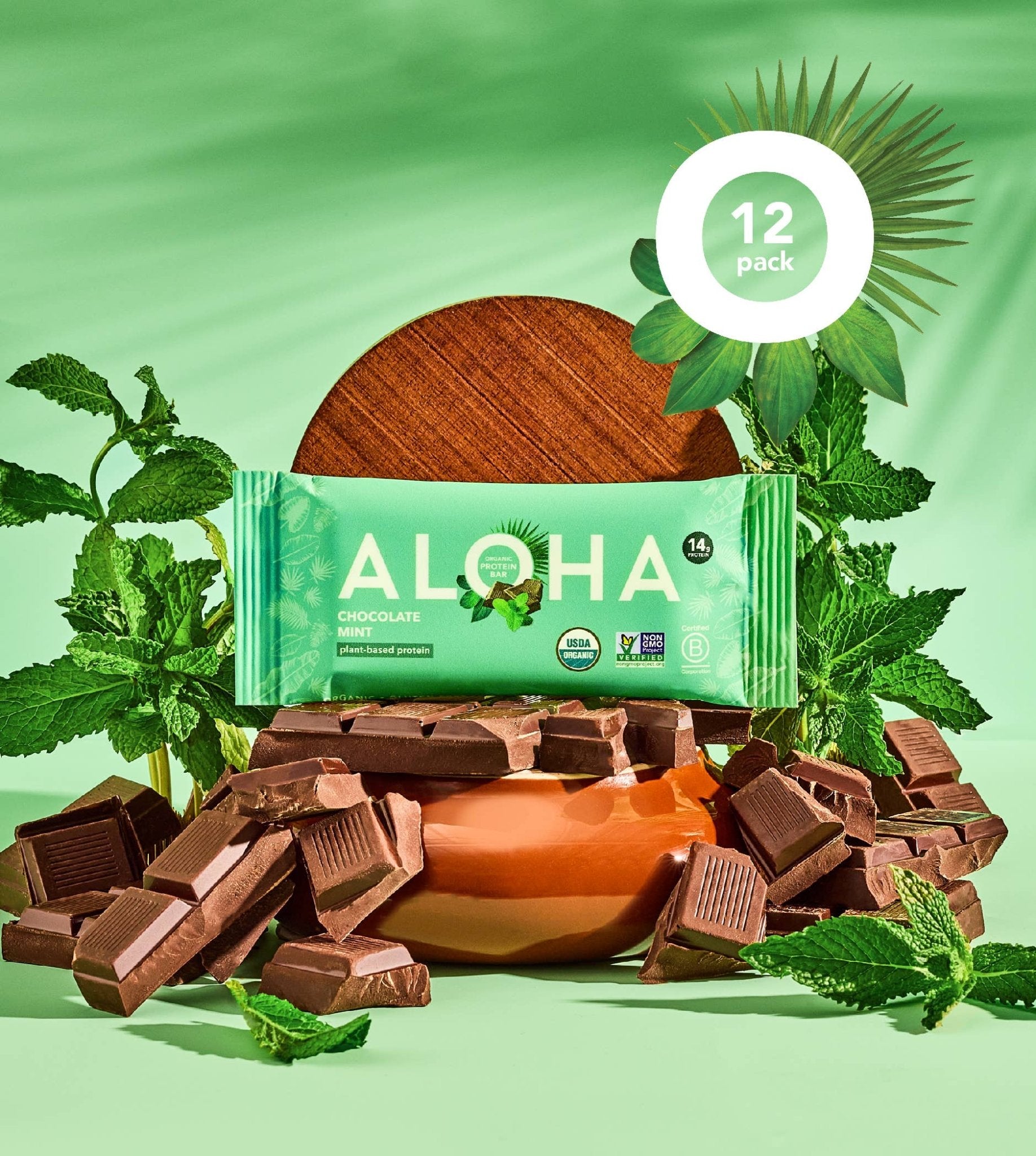 Chocolate Mint Protein Bar - Free Living Co