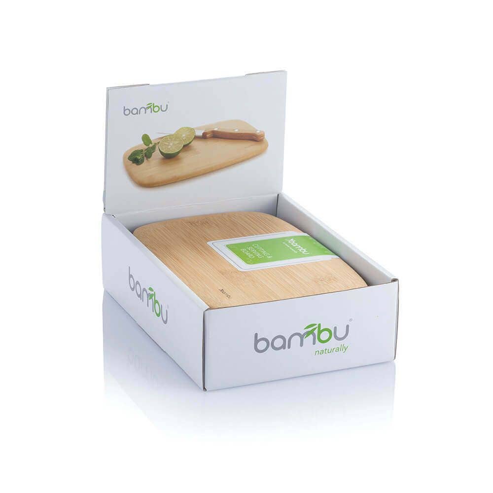 Classic Bamboo Cutting and Serving Bar Board - Free Living Co
