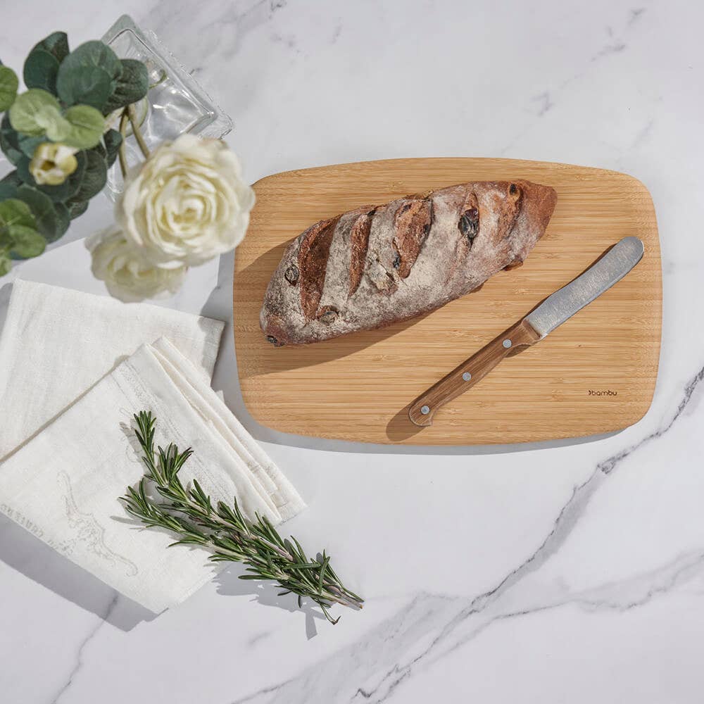 Classic Bamboo Cutting and Serving Board - Free Living Co