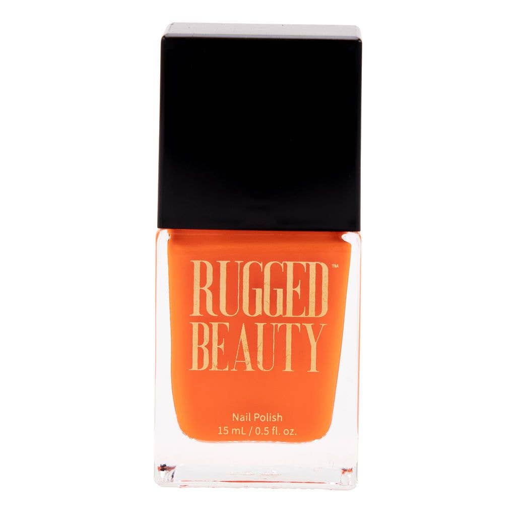 Construction Barrel Medium Orange Nail Polish - Free Living Co