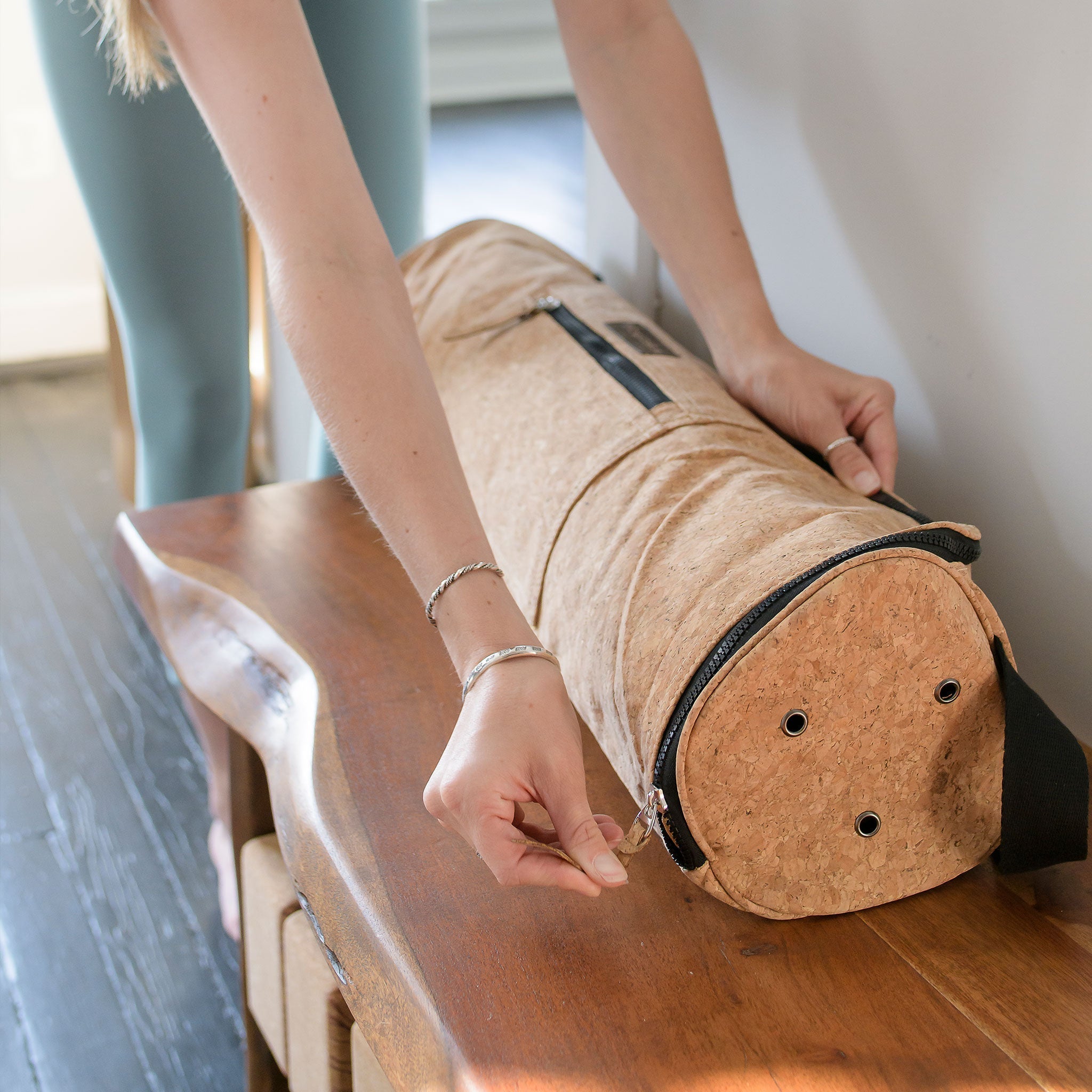 Cork Yoga Mat Carrier - Free Living Co