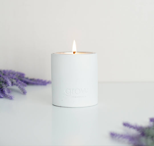 White Candle Holder - Free Living Co