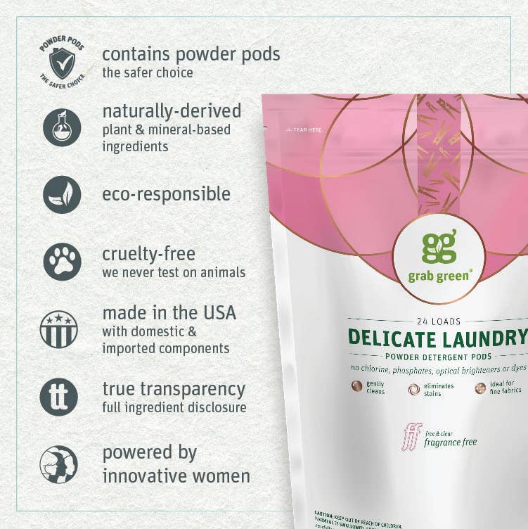 Delicate Laundry Detergent Pods - Free Living Co