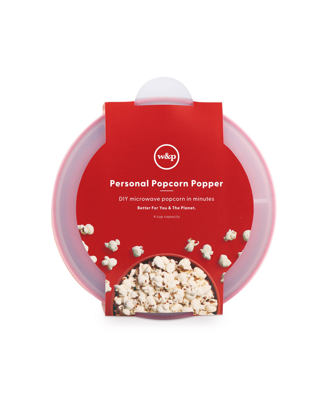 Personal Size Popcorn Popper - Silicone Reusable Maker