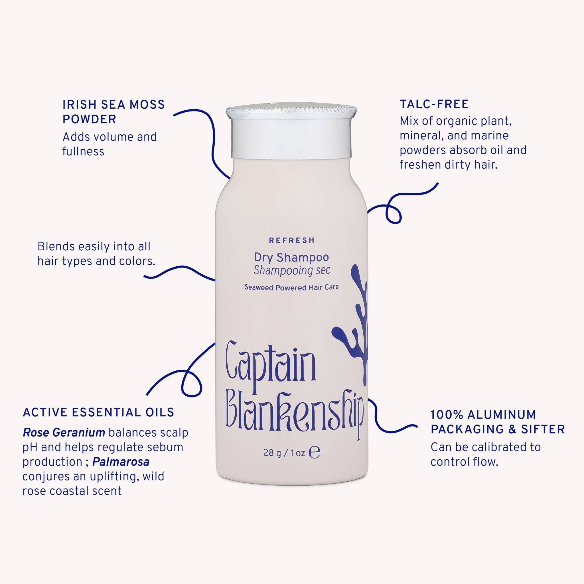 Dry Shampoo with Irish Sea Moss - Free Living Co
