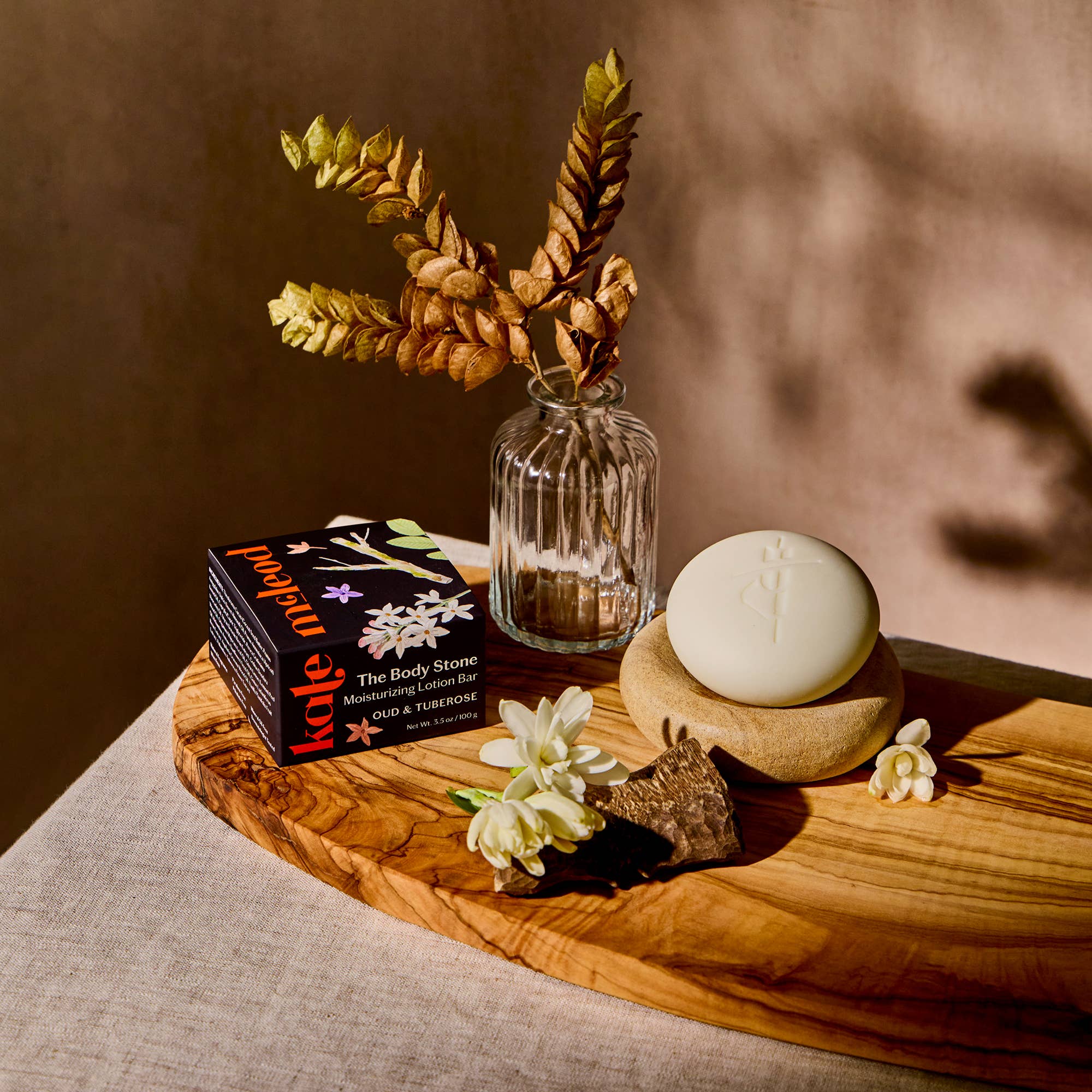 Body Stone Deep Moisturizing Lotion Bar close-up of smooth stone shape