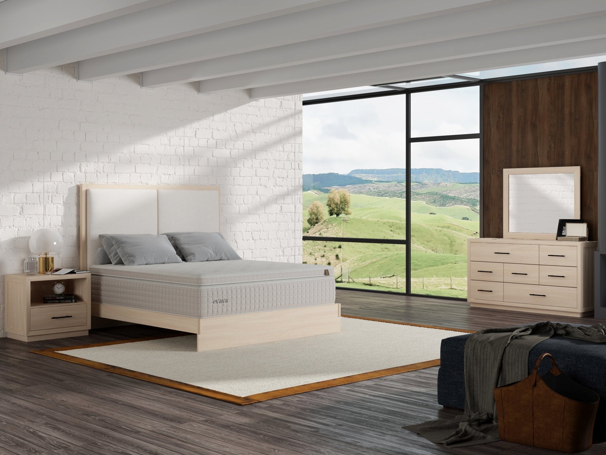 Evaya® Original Mattress with PillowTopper - Free Living Co