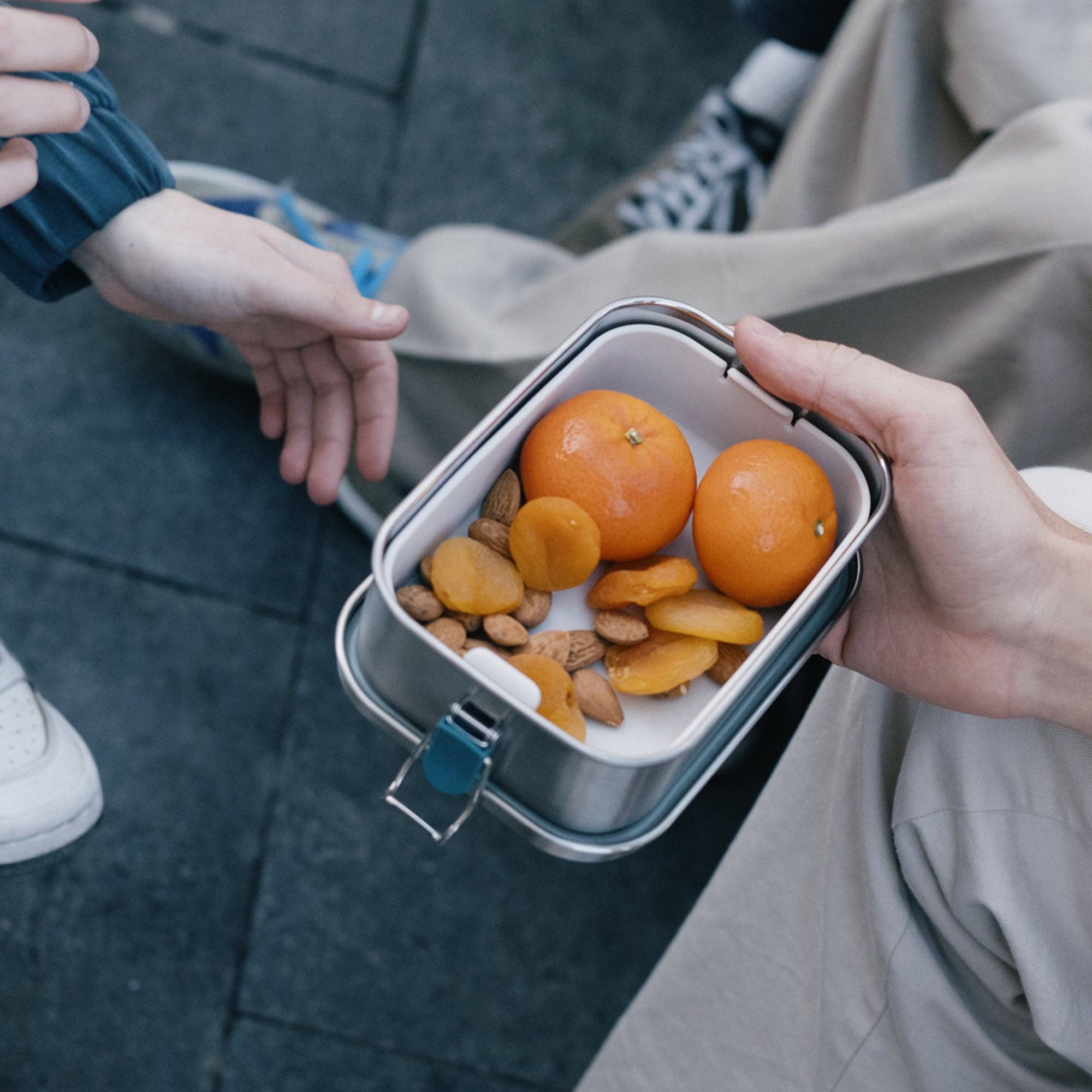 Stainless Steel Lunch Box with Heat Safe Insert - Free Living Co