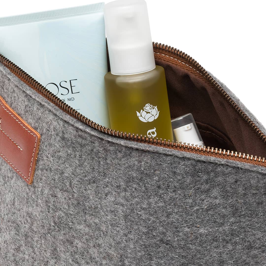 Felt and Leather Travel Kit - Free Living Co