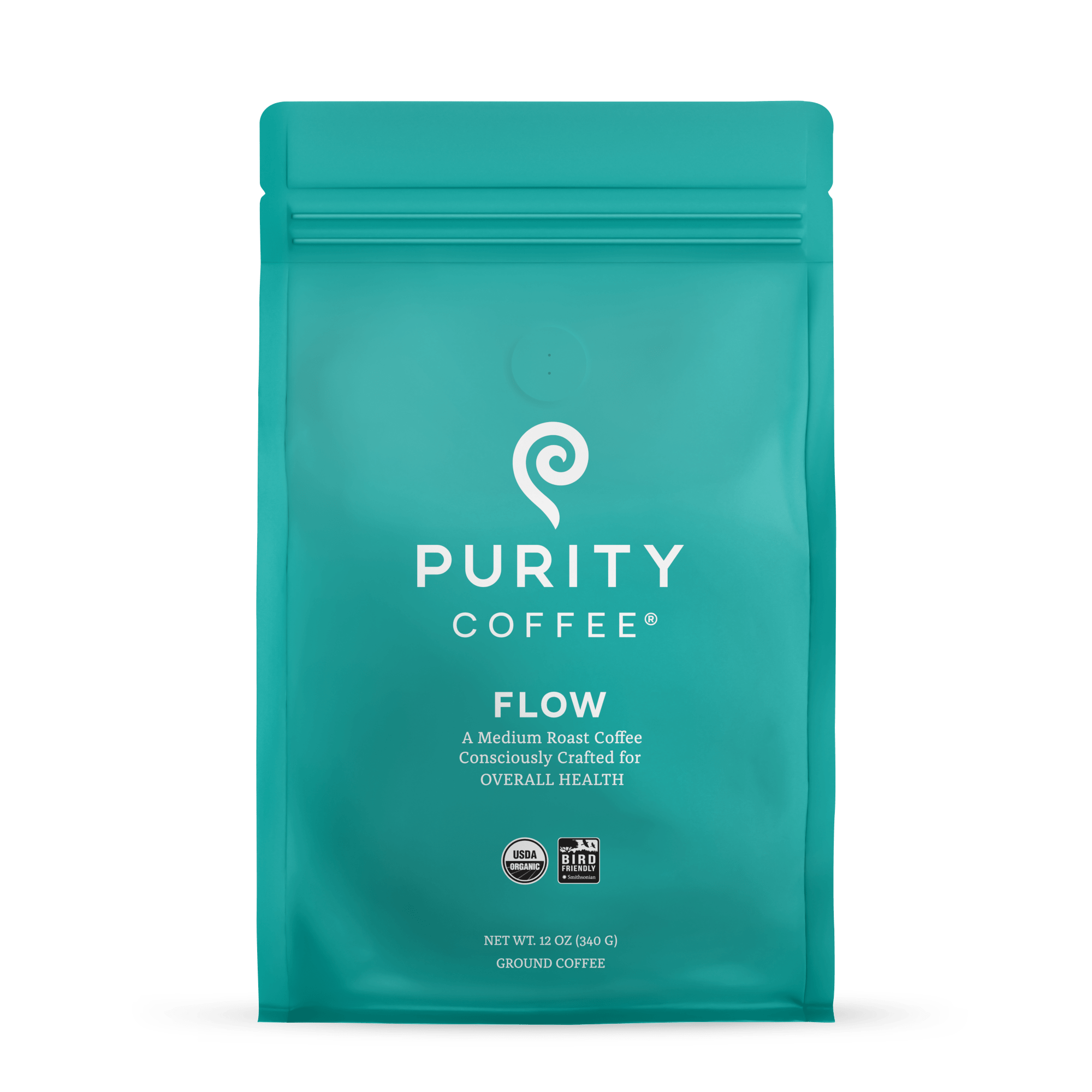 FLOW: Original Medium Roast Whole Bean Coffee - Free Living Co
