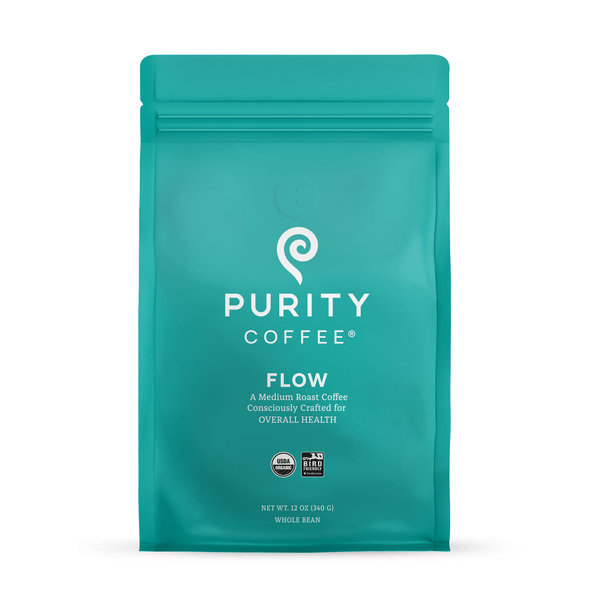 FLOW: Original Medium Roast Whole Bean Coffee - Free Living Co