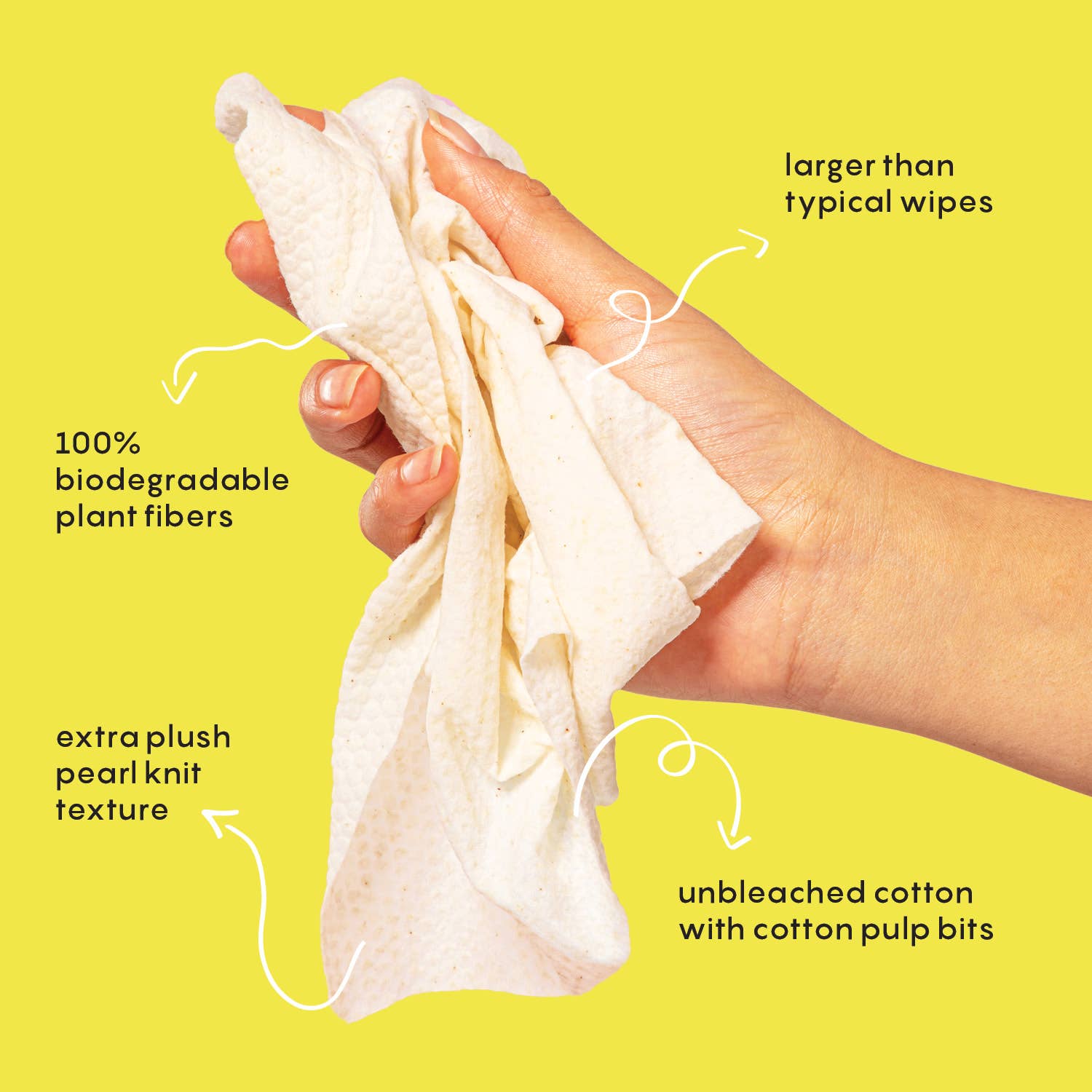 Glow Deodorant Wipes with Prebiotics & Zinc - Free Living Co