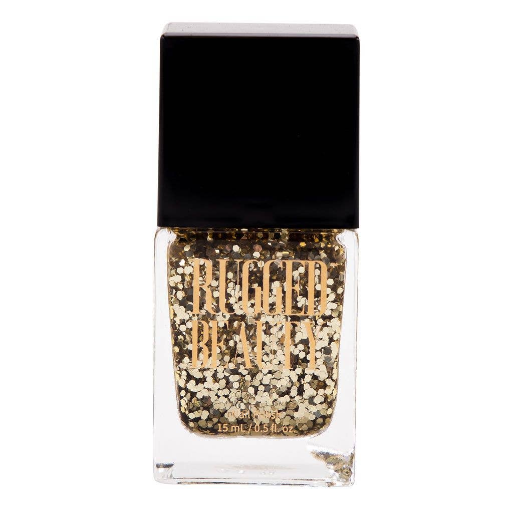 Gold Sparks Metallic Nail Polish - Free Living Co
