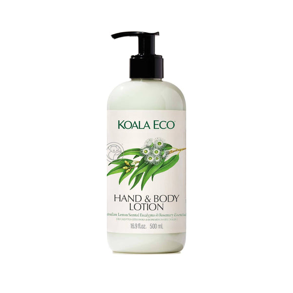 Hand & Body Lotion - Lemon-Scented Eucalyptus & Rosemary - Free Living Co