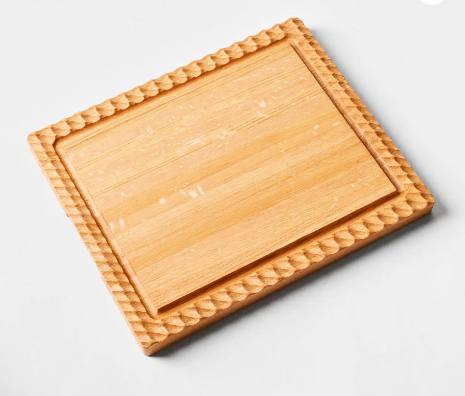 Hand Crafted Red Oak Serving Board - Free Living Co
