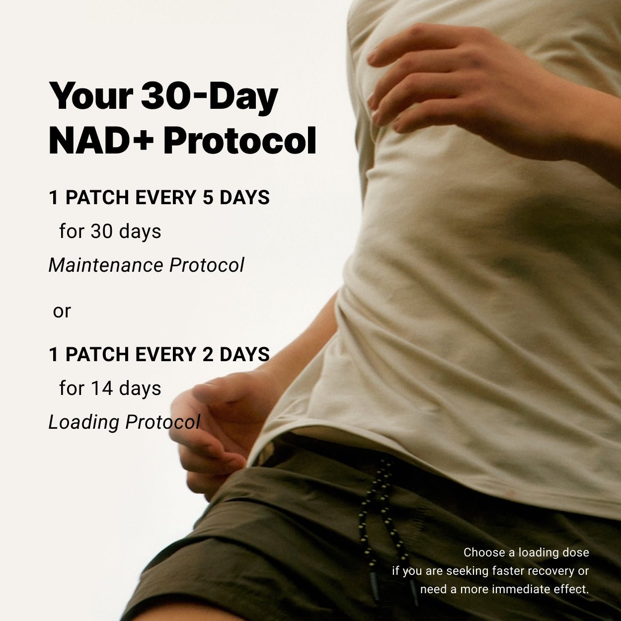 High Dose NAD+ Patches - Free Living Co