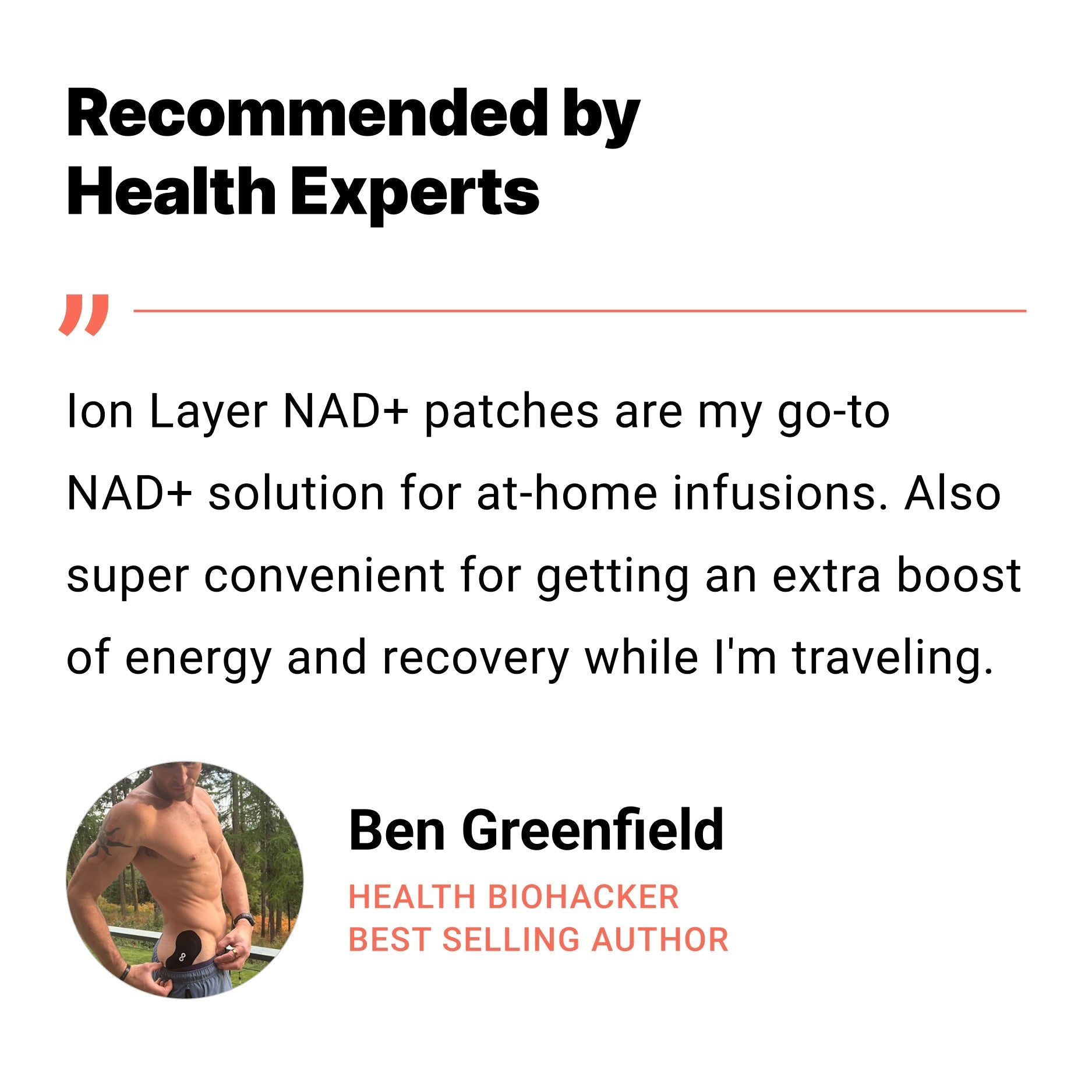 High Dose NAD+ Patches - Free Living Co
