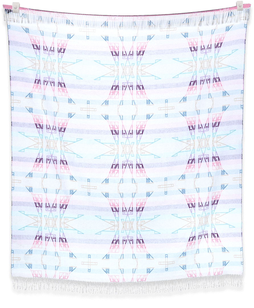 Hunaaneeká (Spring) Throw Blanket - Free Living Co