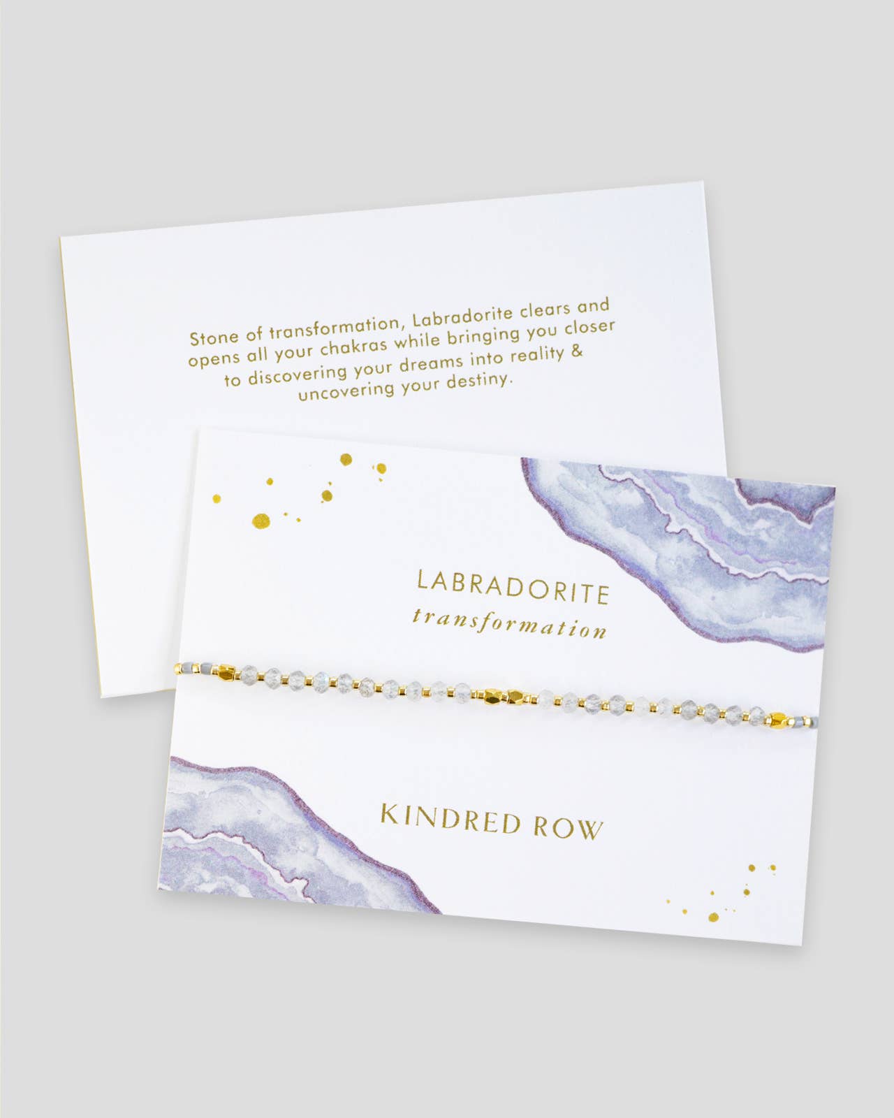 Labradorite Healing Gemstone Stacking Bracelet - Free Living Co