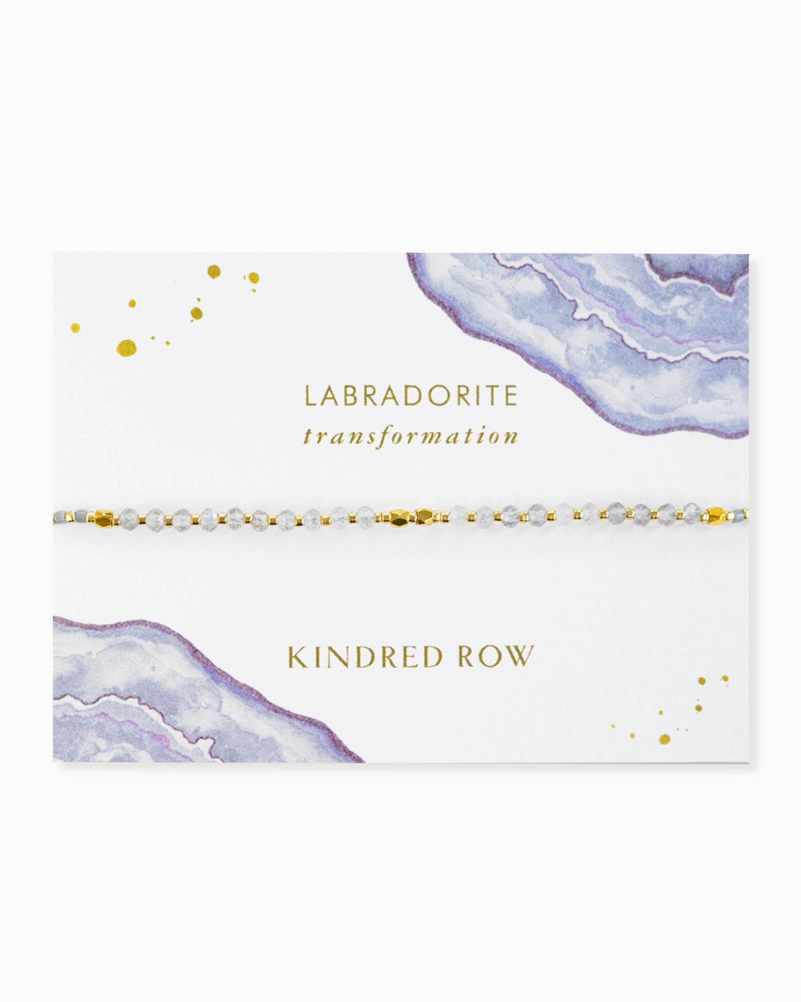 Labradorite Healing Gemstone Stacking Bracelet - Free Living Co