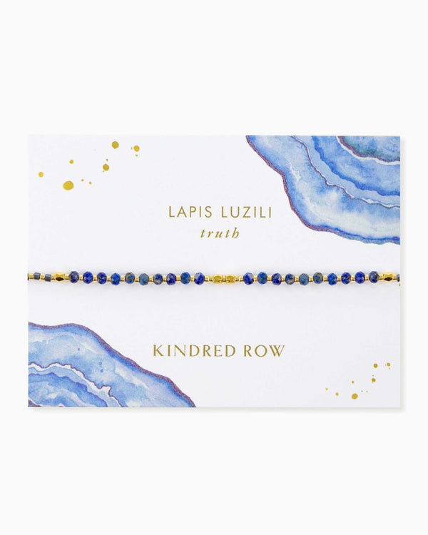 Lapis Lazuli Healing Gemstone Stacking Bracelet - Free Living Co
