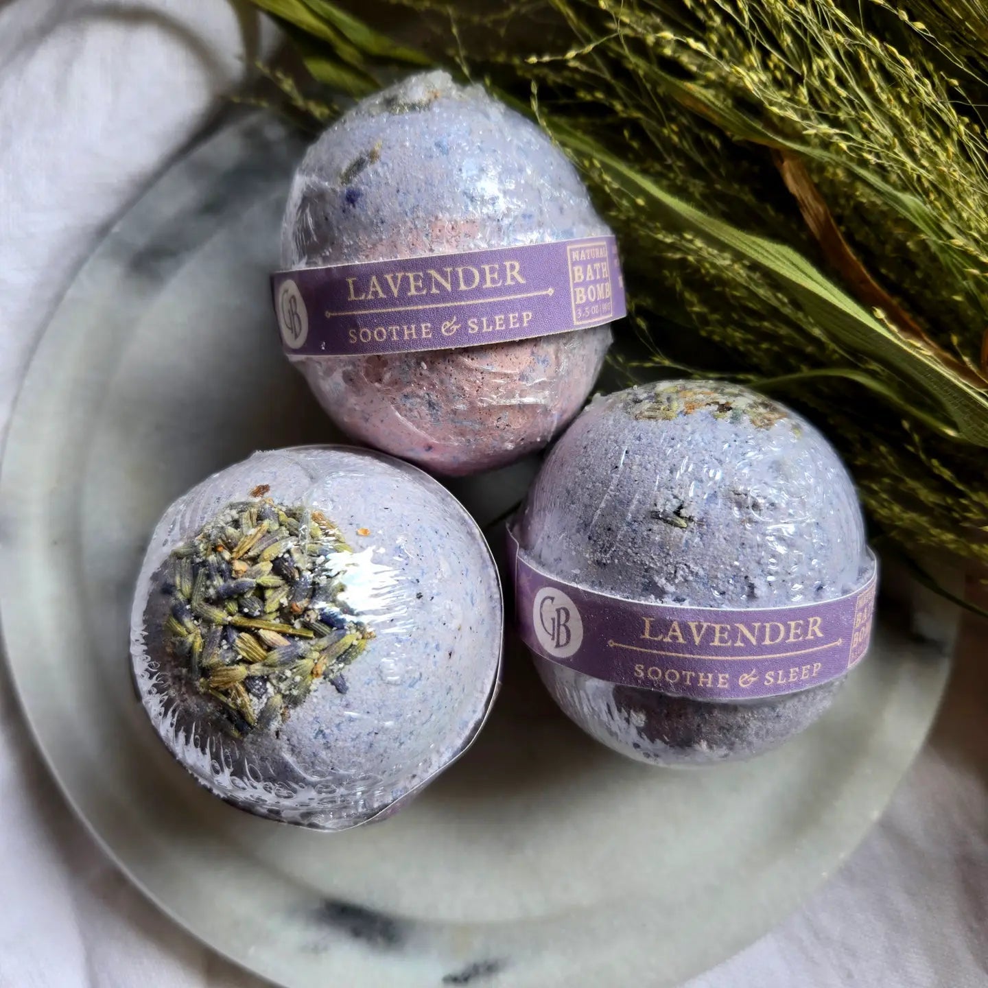 Lavender: Bath Bomb - Free Living Co