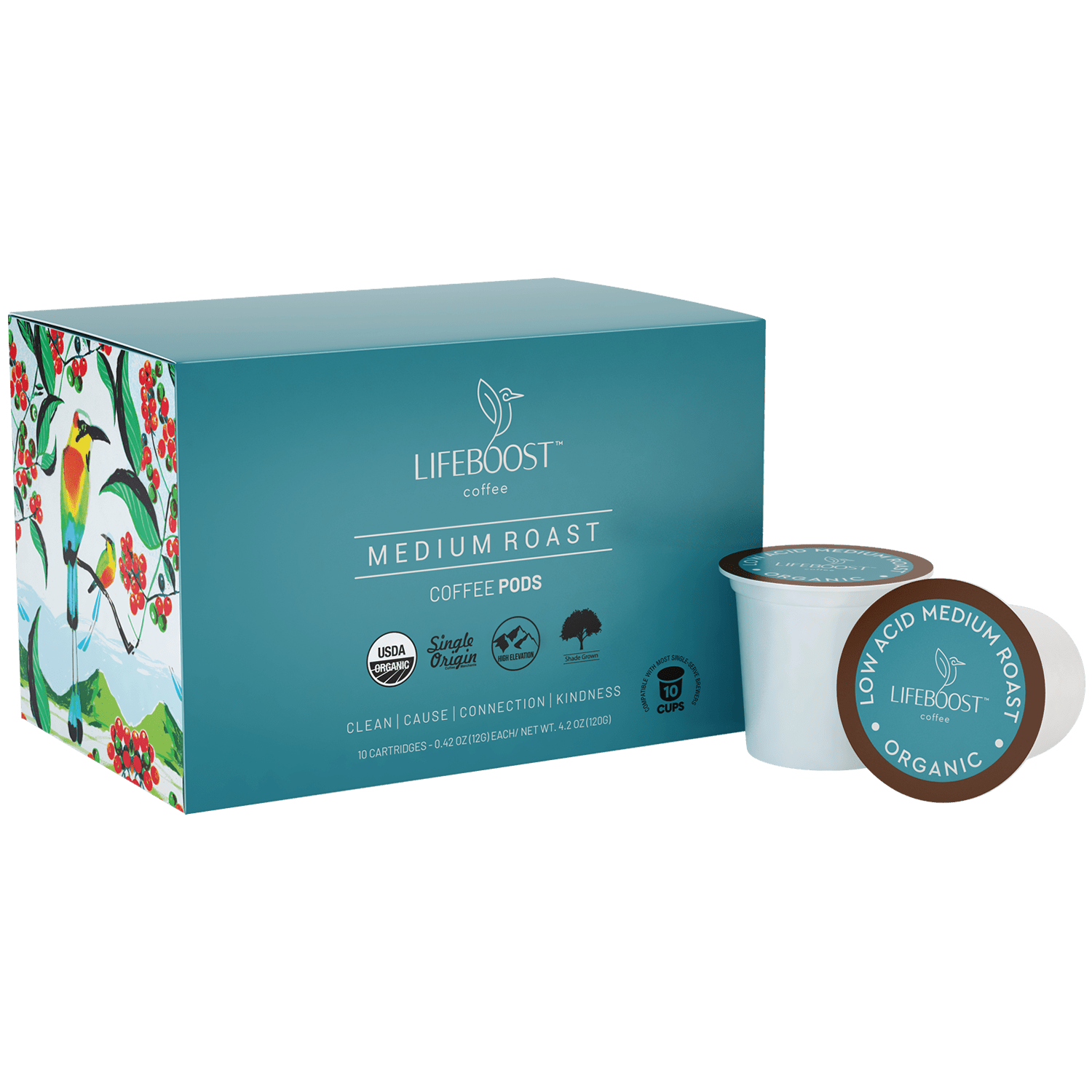 Medium Roast Coffee Pods - Free Living Co