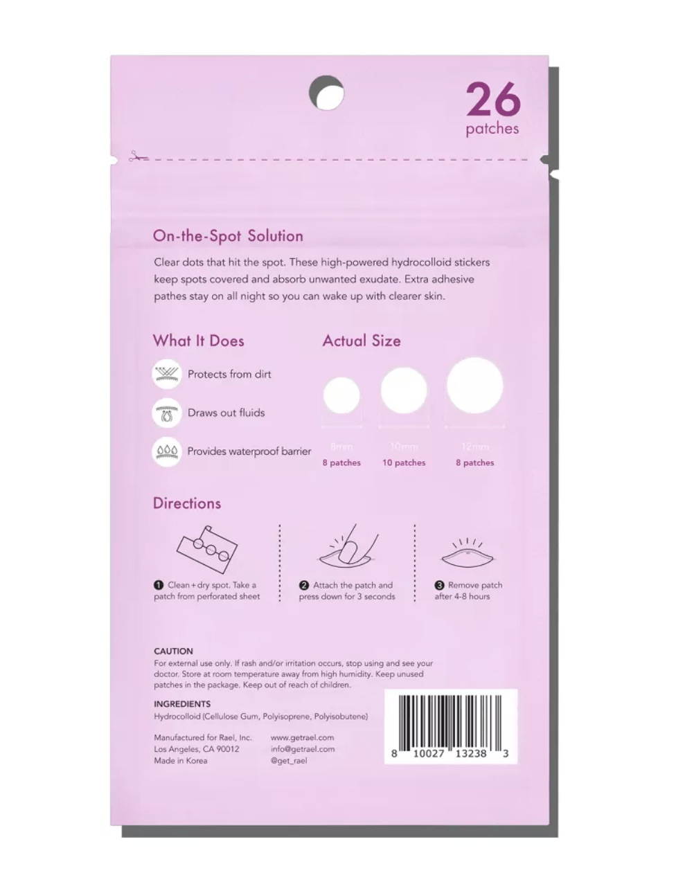 Miracle Patch - Overnight Spot Cover - Free Living Co