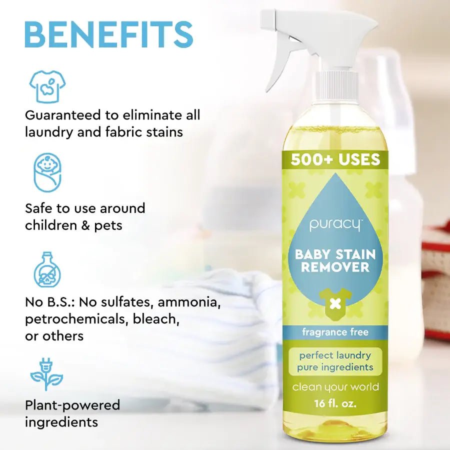 Natural Baby Stain Remover 16oz - Free Living Co