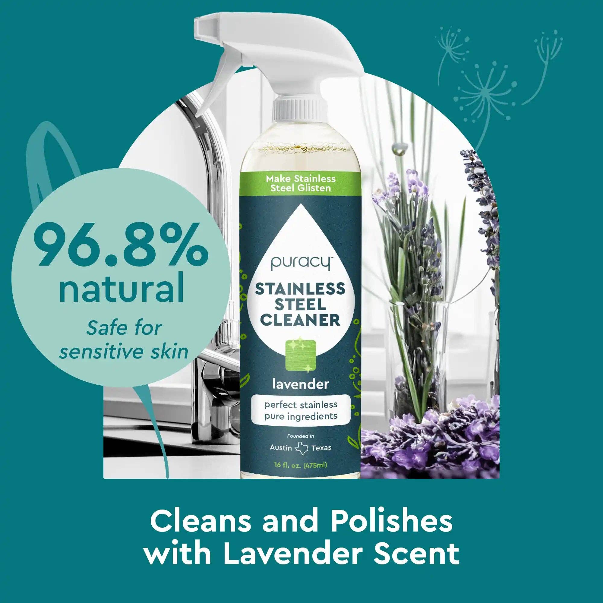 Natural Stainless Steel Cleaner - Free Living Co