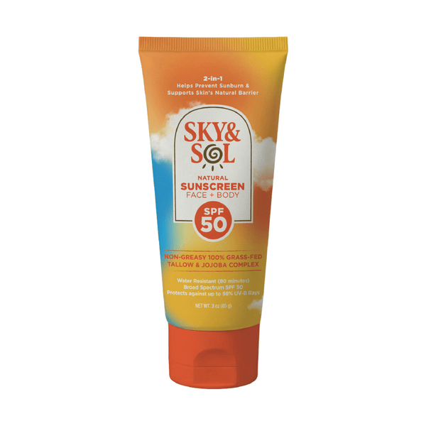 Natural Sunscreen Face and Body SPF 50 - Free Living Co