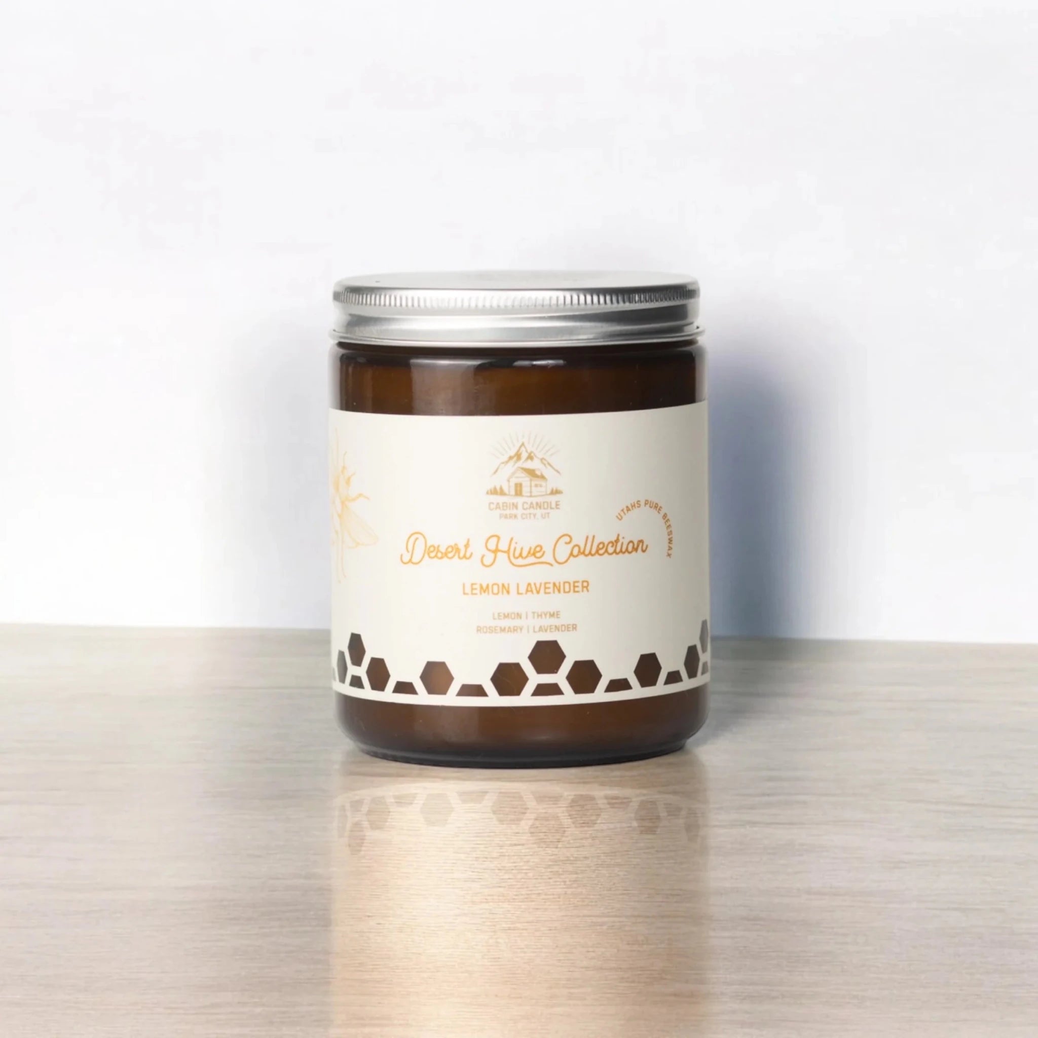 Nature's Walk Non-Toxic Beeswax Candle | Cabin Candle Park City - Free Living Co