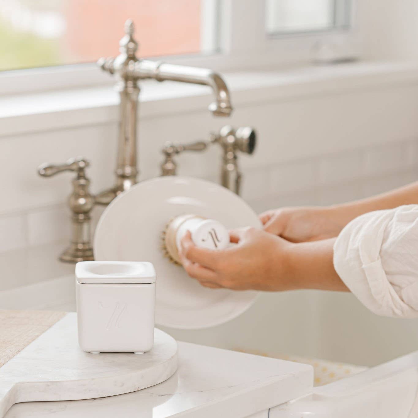 Nellie's Solid Dish Butter - Dishwashing Soap - Free Living Co